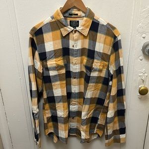J Crew medium slim flannel buttoned shirt